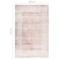 Tappeto Lavabile 160x230 cm Beige Antiscivolo