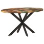 Tavolo da Pranzo 140x80x75 cm in Legno Massello di Recupero Tavolo da Pranzo 140x80x75 cm in Legno Massello di Recupero
