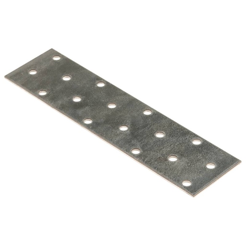 Piastre Forate 60 pz 2 mm 160x40 mm Acciaio Zincato Piastre Forate 60 pz 2 mm 160x40 mm Acciaio Zincato