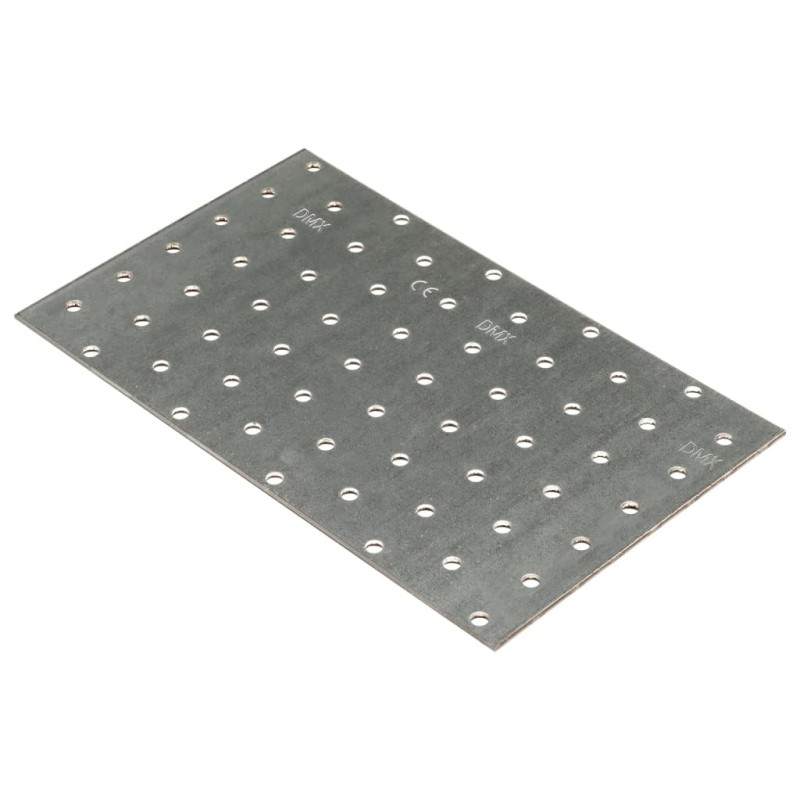 Piastre Forate 20 pz 2 mm 200x120 mm Acciaio Zincato Piastre Forate 20 pz 2 mm 200x120 mm Acciaio Zincato