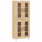 Credenza Rovere Sonoma 69,5x34x180 cm in Legno Multistrato Credenza Rovere Sonoma 69,5x34x180 cm in Legno Multistrato