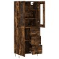 Credenza Rovere Fumo 69,5x34x180 cm in Legno Multistrato Credenza Rovere Fumo 69,5x34x180 cm in Legno Multistrato