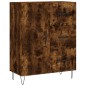 Credenza Rovere Fumo 69,5x34x180 cm in Legno Multistrato Credenza Rovere Fumo 69,5x34x180 cm in Legno Multistrato