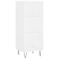 Credenza Bianca 34,5x34x180 cm in Legno Multistrato Credenza Bianca 34,5x34x180 cm in Legno Multistrato
