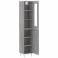 Credenza Grigio Sonoma 34,5x34x180 cm in Legno Multistrato Credenza Grigio Sonoma 34,5x34x180 cm in Legno Multistrato