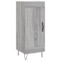 Credenza Grigio Sonoma 34,5x34x180 cm in Legno Multistrato Credenza Grigio Sonoma 34,5x34x180 cm in Legno Multistrato