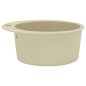 Lavello da Cucina in Granito Vasca Singola Tonda Beige