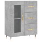 Credenza Grigio Cemento 69,5x34x180 cm in Legno Multistrato Credenza Grigio Cemento 69,5x34x180 cm in Legno Multistrato