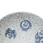Lavabo da Appoggio Grigio e Blu Ovale 47x33x13 cm Ceramica Lavabo da Appoggio Grigio e Blu Ovale 47x33x13 cm Ceramica