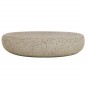 Lavabo da Appoggio Sabbia Ovale 59x40x15 cm Ceramica Lavabo da Appoggio Sabbia Ovale 59x40x15 cm Ceramica