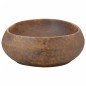 Lavabo da Appoggio Marrone Ovale 59x40x15 cm Ceramica