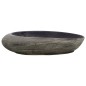 Lavabo da Appoggio Viola e Grigio Ovale 59x40x14 cm Ceramica Lavabo da Appoggio Viola e Grigio Ovale 59x40x14 cm Ceramica