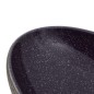 Lavabo da Appoggio Viola e Grigio Ovale 59x40x14 cm Ceramica Lavabo da Appoggio Viola e Grigio Ovale 59x40x14 cm Ceramica