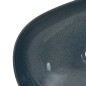 Lavabo da Appoggio Sabbia e Blu Ovale 59x40x14 cm Ceramica Lavabo da Appoggio Sabbia e Blu Ovale 59x40x14 cm Ceramica