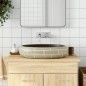 Lavabo da Appoggio Multicolore Ovale 59x40x15 cm Ceramica Lavabo da Appoggio Multicolore Ovale 59x40x15 cm Ceramica