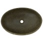 Lavabo da Appoggio Multicolore Ovale 59x40x15 cm Ceramica Lavabo da Appoggio Multicolore Ovale 59x40x15 cm Ceramica