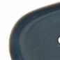Lavabo da Appoggio Sabbia e Blu Ovale 59x40x14 cm Ceramica Lavabo da Appoggio Sabbia e Blu Ovale 59x40x14 cm Ceramica