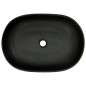 Lavabo da Appoggio Nero e Blu Ovale 59x40x14 cm Ceramica Lavabo da Appoggio Nero e Blu Ovale 59x40x14 cm Ceramica