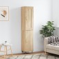 Credenza Rovere Sonoma 34,5x34x180 cm in Legno Multistrato Credenza Rovere Sonoma 34,5x34x180 cm in Legno Multistrato