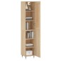 Credenza Rovere Sonoma 34,5x34x180 cm in Legno Multistrato Credenza Rovere Sonoma 34,5x34x180 cm in Legno Multistrato
