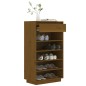 Scarpiera Miele 60x34x105 cm in Legno Massello di Pino Scarpiera Miele 60x34x105 cm in Legno Massello di Pino