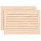 Ante a Lamelle 2 pz in Legno Massello di Pino 39,5x59,4 cm Ante a Lamelle 2 pz in Legno Massello di Pino 39,5x59,4 cm