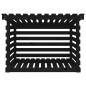 Portalegna Nero 108x73x79 cm in Legno Massello di Pino Portalegna Nero 108x73x79 cm in Legno Massello di Pino