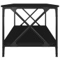 vidaXL Tavolino da Salotto Nero 100x50x45 cm Legno Multistrato e Ferro vidaXL Tavolino da Salotto Nero 100x50x45 cm Legno Multistrato e Ferro