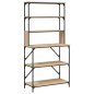 Scaffale Cucina 6 Ripiani Rovere Sonoma 90x40x180cm Multistrato Scaffale Cucina 6 Ripiani Rovere Sonoma 90x40x180cm Multistrato