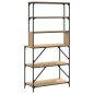 Scaffale Cucina 6 Ripiani Rovere Sonoma 90x40x180cm Multistrato Scaffale Cucina 6 Ripiani Rovere Sonoma 90x40x180cm Multistrato