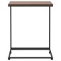 Tavolino con Ruote Nero 55x35x70 cm in Legno Multistrato Tavolino con Ruote Nero 55x35x70 cm in Legno Multistrato