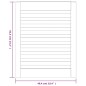 Ante a Lamelle 2 pz in Legno Massello di Pino 61,5x49,4 cm Ante a Lamelle 2 pz in Legno Massello di Pino 61,5x49,4 cm