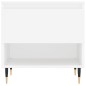 Tavolini Salotto 2 pz Bianchi 50x46x50 cm in Legno Multistrato Tavolini Salotto 2 pz Bianchi 50x46x50 cm in Legno Multistrato