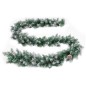 Ghirlanda Natalizia con Luci a LED 2,7 m in PVC Verde Ghirlanda Natalizia con Luci a LED 2,7 m in PVC Verde