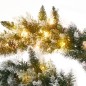 Ghirlanda Natalizia con Luci a LED 2,7 m in PVC Verde Ghirlanda Natalizia con Luci a LED 2,7 m in PVC Verde