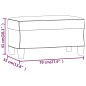 vidaXL Panca tortora 70x35x41 cm in Microfibra vidaXL Panca tortora 70x35x41 cm in Microfibra