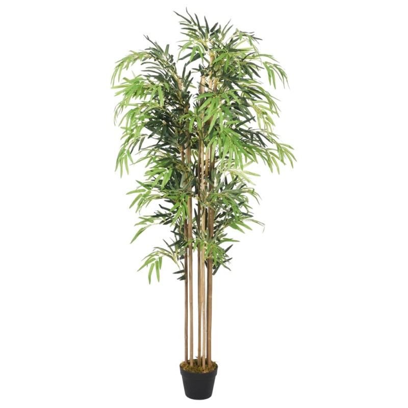 Albero Bambù Artificiale 730 Foglie 120 cm Verde Albero Bambù Artificiale 730 Foglie 120 cm Verde