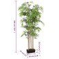 Albero Bambù Artificiale 1605 Foglie 180 cm Verde Albero Bambù Artificiale 1605 Foglie 180 cm Verde