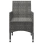 Set Mobili da Pranzo per Giardino 5 pz Grigio Set Mobili da Pranzo per Giardino 5 pz Grigio