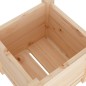 Fioriere da Giardino 2 pz 31x31x31 cm in Legno Massello di Pino Fioriere da Giardino 2 pz 31x31x31 cm in Legno Massello di Pino