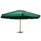 Ombrellone da Esterni con Palo in Alluminio 600 cm Verde Ombrellone da Esterni con Palo in Alluminio 600 cm Verde