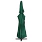 Ombrellone da Esterni con Palo in Alluminio 600 cm Verde Ombrellone da Esterni con Palo in Alluminio 600 cm Verde