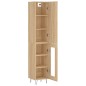 Credenza Rovere Sonoma 34,5x34x180 cm in Legno Multistrato Credenza Rovere Sonoma 34,5x34x180 cm in Legno Multistrato