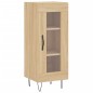 Credenza Rovere Sonoma 34,5x34x180 cm in Legno Multistrato Credenza Rovere Sonoma 34,5x34x180 cm in Legno Multistrato