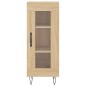 Credenza Rovere Sonoma 34,5x34x180 cm in Legno Multistrato Credenza Rovere Sonoma 34,5x34x180 cm in Legno Multistrato