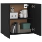 vidaXL Armadietto a Muro Nero 60x31x60 cm in Legno Multistrato vidaXL Armadietto a Muro Nero 60x31x60 cm in Legno Multistrato