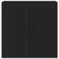 vidaXL Armadietto a Muro Nero 60x31x60 cm in Legno Multistrato vidaXL Armadietto a Muro Nero 60x31x60 cm in Legno Multistrato