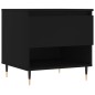 Tavolino da Salotto Nero 50x46x50 cm in Legno Multistrato Tavolino da Salotto Nero 50x46x50 cm in Legno Multistrato