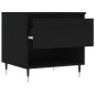 Tavolino da Salotto Nero 50x46x50 cm in Legno Multistrato Tavolino da Salotto Nero 50x46x50 cm in Legno Multistrato