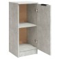 Credenza Grigio Cemento 30x30x70 cm in Legno Multistrato Credenza Grigio Cemento 30x30x70 cm in Legno Multistrato